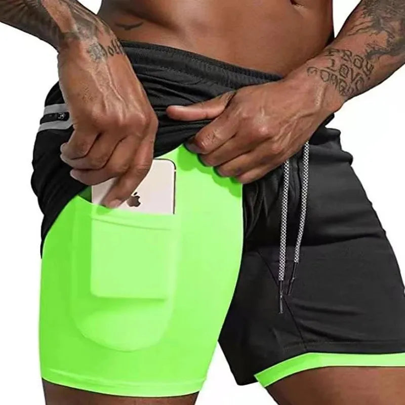 Shorts esportivos masculinos