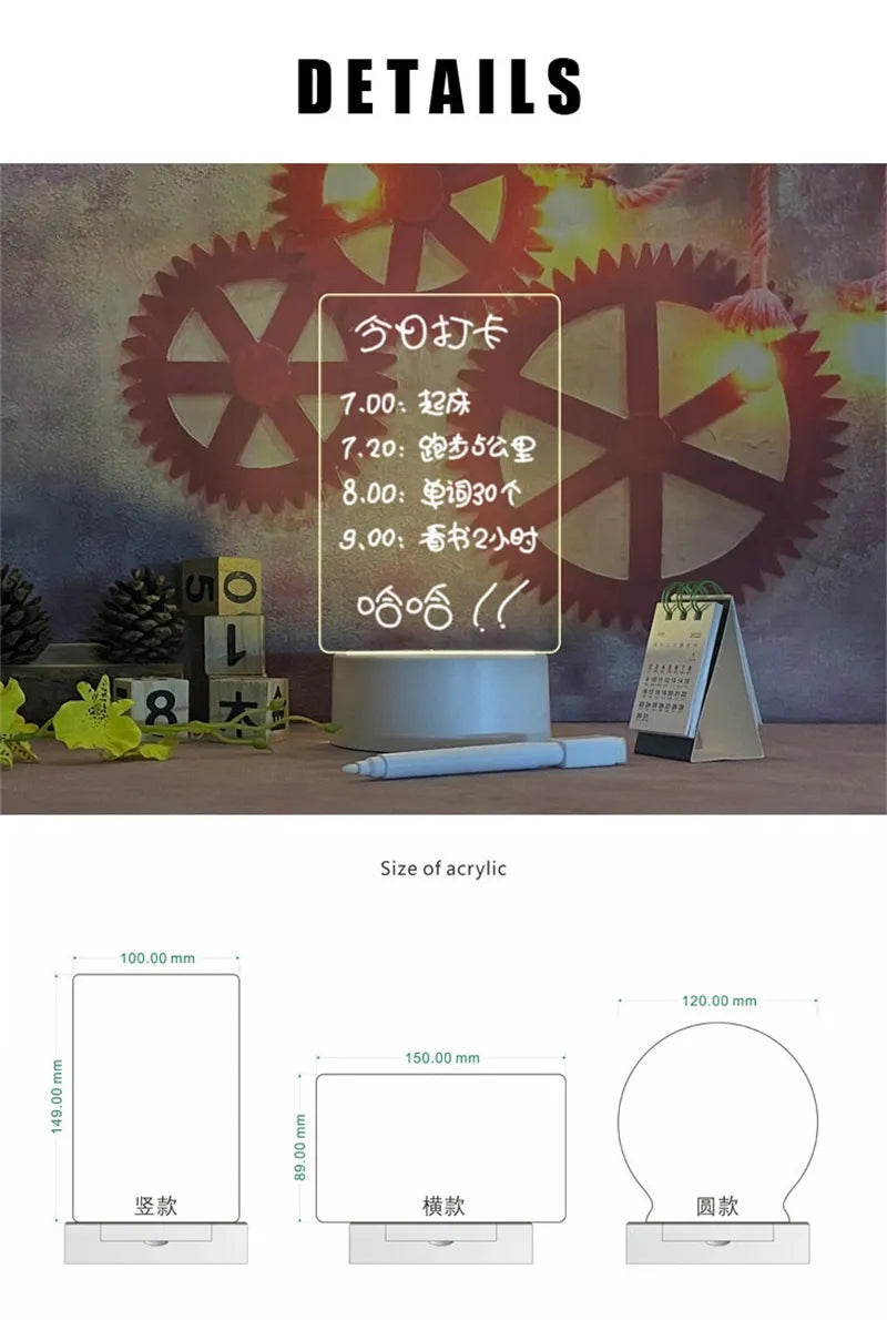 Placa de luz led